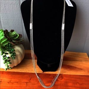 Dia & Co Silver Plated Adjustable Chain Necklace